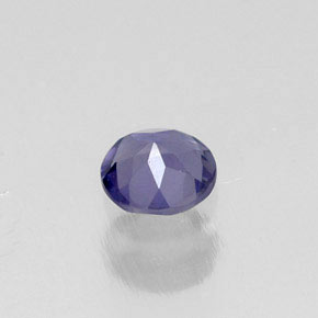 Iolite Violet Bleu naturelle Coupe roude, 0.18 ct, VS-SI