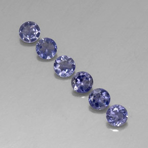 Achetez naturel ct bleue iolite gems, coupe roude, en provenance madagascar chez gemselect. en stock, livraison internationale!
