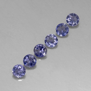 Achetez naturel ct bleue iolite gems, coupe roude, en provenance madagascar chez gemselect. en stock, livraison internationale!