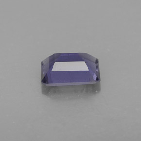 Iolite bleue naturelle taille émeraude, 1,25 ct, VS