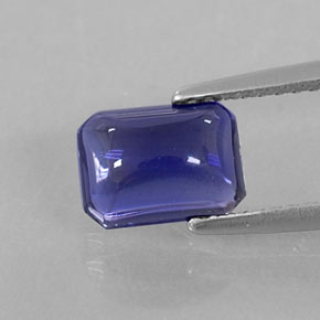 Iolite Violet Bleu naturelle Transparent, 1.25 ct, Transparent / Translucide