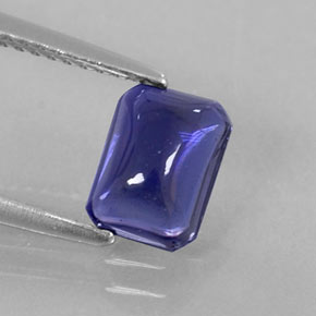 Iolite Violet Bleu naturelle Transparent, 1.25 ct, Transparent / Translucide