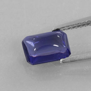 Iolite Violet Bleu naturelle Transparent, 1.25 ct, Transparent / Translucide