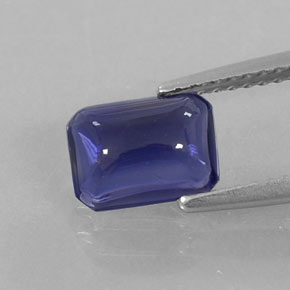Iolite bleue naturelle transparent, 1,29 ct, transparent / translucide