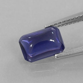 Iolite bleue naturelle transparent, 1,29 ct, transparent / translucide