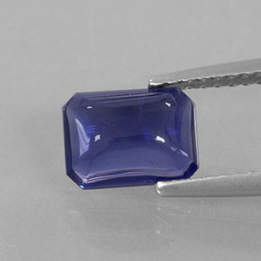 Iolite bleue naturelle transparent, 1,28 ct, transparent / translucide