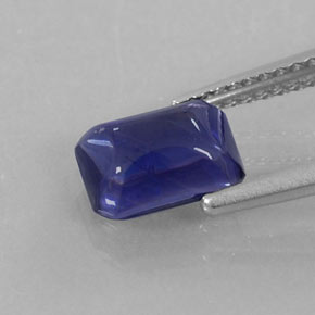 Iolite bleue naturelle transparent, 1,28 ct, transparent / translucide