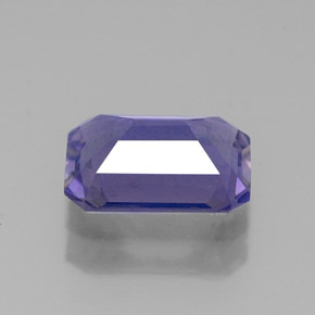 Iolite Violet Bleu naturelle Taille émeraude, 1.05 ct, VS-SI