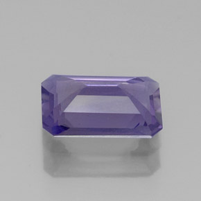 Iolite Violet Bleu naturelle Taille émeraude, 0.91 ct, VVS-VS