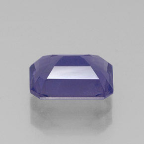Iolite bleue naturelle taille émeraude, 1,14 ct, VS