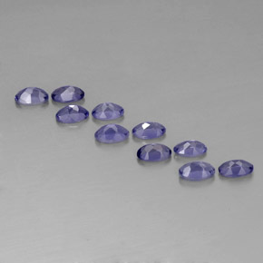 Achetez naturel ct bleue iolite gems, coupe ovale, en provenance madagascar chez gemselect. en stock, livraison internationale!