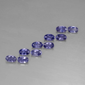 Achetez naturel ct bleue iolite gems, coupe ovale, en provenance madagascar chez gemselect. en stock, livraison internationale!
