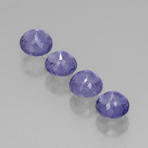 Achetez naturel ct Violet Bleu Iolite gems, Coupe roude, En provenance Madagascar chez GemSelect. En stock, livraison internationale!