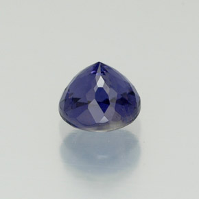Iolite bleue naturelle coupe roude, 0,51 ct, VS-SI