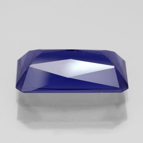 Iolite Violet Bleu naturelle Taille émeraude, 4.13 ct, VS