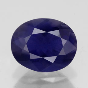 Iolite Violet Bleu naturelle Coupe ovale, 2.83 ct, VS-SI