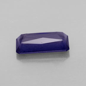 Iolite bleue naturelle taille émeraude, 2,36 ct, VS-SI