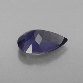 Iolite bleue naturelle en forme de poire, 1,51 ct, VS-SI