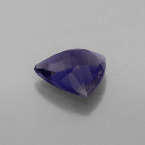 Iolite bleue naturelle trillion, 1,48 ct, VS-SI