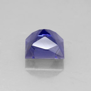 Iolite bleue naturelle carré, 1,08 ct, VVS-VS