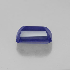 Iolite bleue naturelle taille émeraude, 1,76 ct, VS-SI