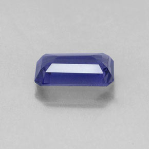 Iolite Violet Bleu naturelle Taille émeraude, 1.24 ct, VS