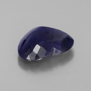 Iolite bleue naturelle forme de coeur, 2,67 ct, VS-SI