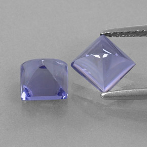 Achetez naturel ct bleue iolite gems, carré, en provenance madagascar chez gemselect. en stock, livraison internationale!