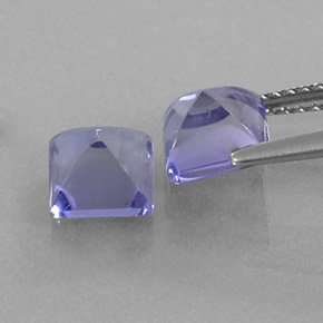 Achetez naturel ct bleue iolite gems, carré, en provenance madagascar chez gemselect. en stock, livraison internationale!