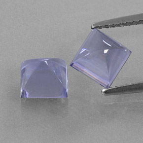 Achetez naturel ct bleue iolite gems, carré, en provenance madagascar chez gemselect. en stock, livraison internationale!