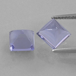 Achetez naturel ct bleue iolite gems, carré, en provenance madagascar chez gemselect. en stock, livraison internationale!