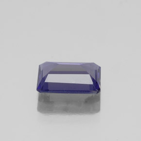 Iolite bleue naturelle taille émeraude, 1,09 ct, VS
