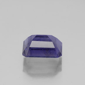 Iolite bleue naturelle taille émeraude, 1,46 ct, SI