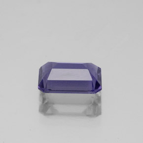 Iolite bleue naturelle taille émeraude, 1,06 ct, VS