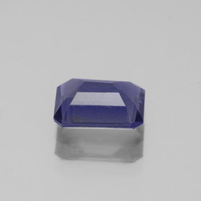 Iolite Violet Bleu naturelle Taille émeraude, 1.17 ct, SI