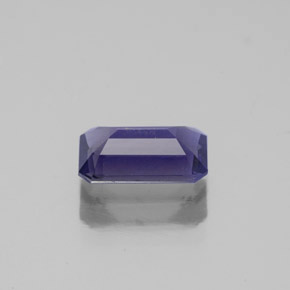 Iolite Violet Bleu naturelle Taille émeraude, 0.88 ct, VS-SI