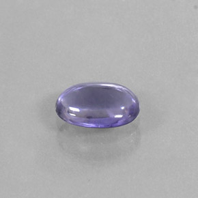 Iolite bleue naturelle coupe ovale, 0,55 ct, transparent