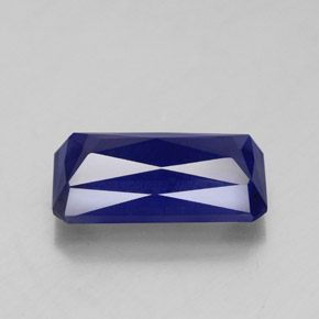 Iolite bleue naturelle taille émeraude, 2,94 ct, VS-SI