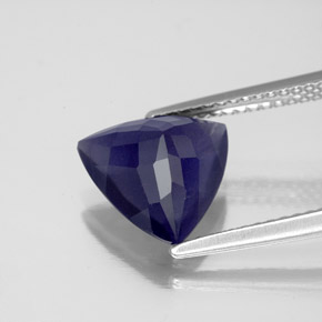 Iolite Violet Bleu naturelle Trillion, 2.49 ct, VS-SI