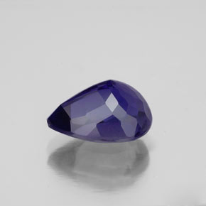 Iolite bleue naturelle en forme de poire, 2,32 ct, VS-SI