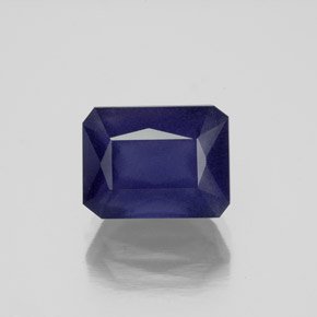 Iolite Violet Bleu naturelle Taille émeraude, 2.94 ct, VS-SI