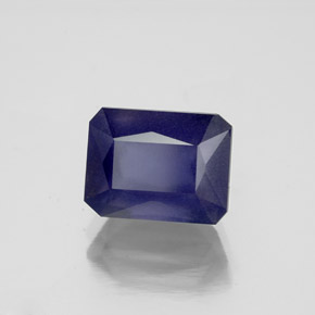Iolite Violet Bleu naturelle Taille émeraude, 2.94 ct, VS-SI