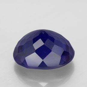 Iolite Violet Bleu naturelle Coupe ovale, 5.21 ct, VS