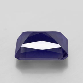 Iolite Violet Bleu naturelle Taille émeraude, 5.19 ct, VS-SI