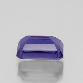 Iolite bleue naturelle taille émeraude, 1,15 ct, VS