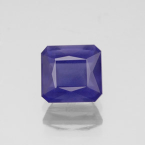 Iolite Violet Bleu naturelle Taille émeraude, 1.18 ct, VS