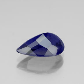 Iolite bleue naturelle en forme de poire, 1,78 ct, VS-SI