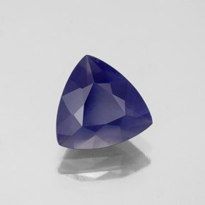 Iolite Violet Bleu naturelle Trillion, 1.57 ct, VS-SI