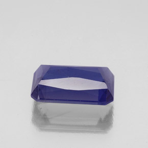 Iolite bleue naturelle taille émeraude, 1,92 ct, VS