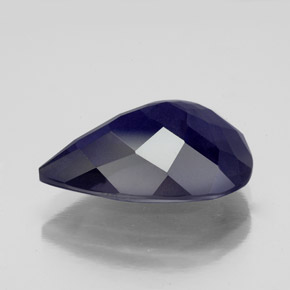 Iolite bleue naturelle en forme de poire, 5,08 ct, VS-SI